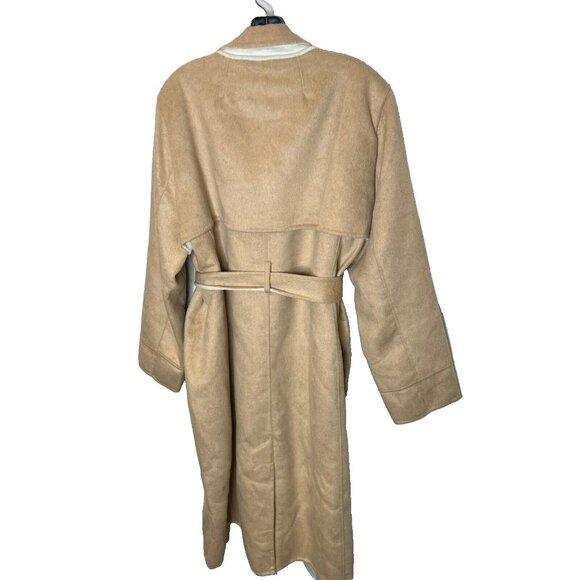 J.Crew $398 Harriet Trench Coat Natural Sand Size L BU070 - Picture 6 of 8